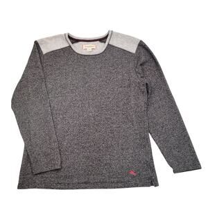 Tommy Bahama Crew Neck Pull Over Sweatshirt Men's XLT Gray Fleece Lightweight
